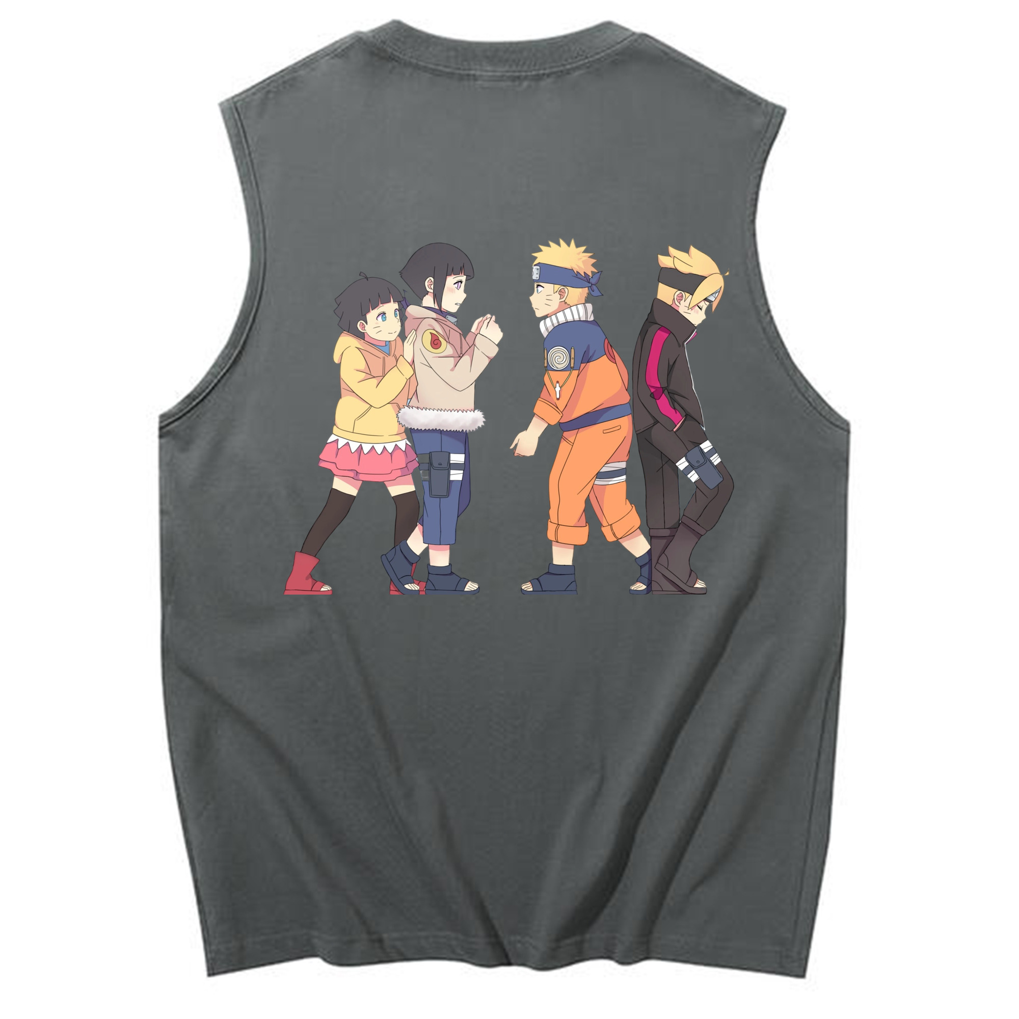（画像用） NARUTO -ナルト- うずまき ナルト Uzumaki Naruto コットン100％タンクトップ（背面プリント）